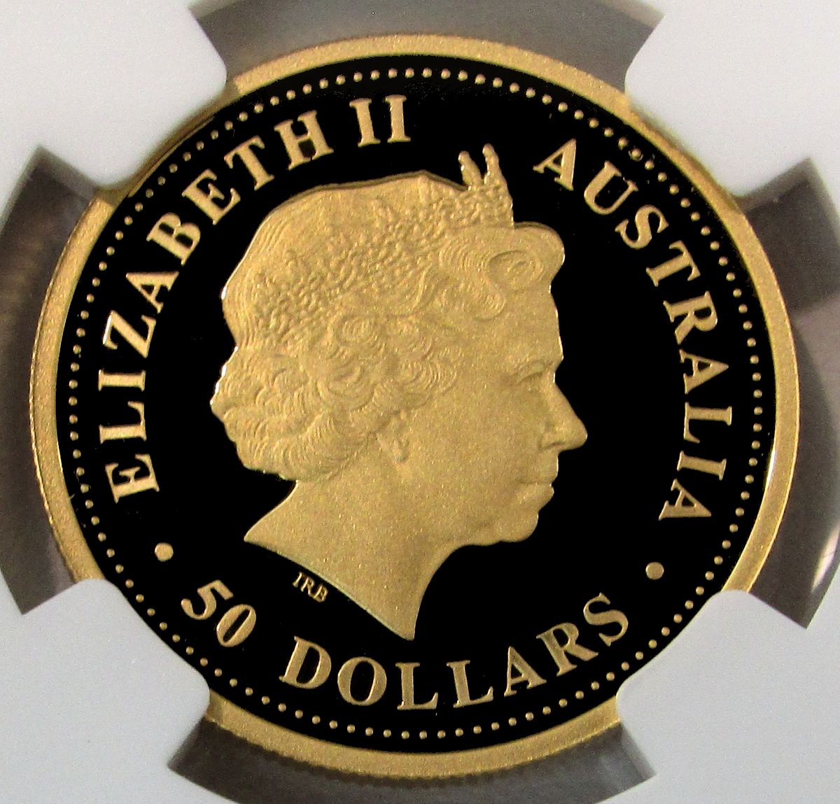 2007 P GOLD AUSTRALIA $50 COIN NGC PROOF 70 ULTRA CAMEO ...