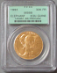 1993 GOLD EQUATORIAL GUINEA 30,000 FRANCOS PCGS MINT STATE 66 "ELEPHANT WILDLIFE CONSERVATION" ONLY 300 MINTED