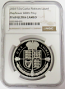 2020 PLATINUM TRISTAN DA CUNHA LAUREL MAYFLOWER 400th PRIVY NGC PROOF 69 UC 799 MINTED