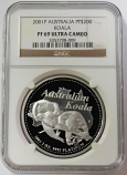 2001 PERTH MINT AUSTRALIA PLATINUM $200 KOALA NGC PROOF 69 ULTRA CAMEO ONLY 134 MINTED