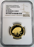 2007 P GOLD AUSTRALIA $50 COIN NGC PROOF 70 ULTRA CAMEO FAUNA SERIES ECHIDNA ONLY 269 MINTED