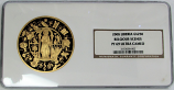 2008 GOLD LIBERIA $250 NGC PROOF 69 ULTRA CAMEO JESUS & THE 12 APOSTLES 5 OZS ONLY 99 MINTED