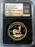 2017 GOLD SOUTH AFRICA KRUGERRAND TSEHLO SIGNED ANNIVERSARY NGC PROOF 70 ULTRA CAMEO FIRST RELEASE ONLY 900 MINTED