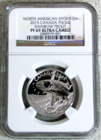 2015 PLATINUM CANADA $300 NGC PROOF 69 ULTRA CAMEO "NORTH AMERICAN SPORTFISH RAINBOW TROUT" ONLY 200 MINTED   