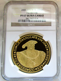 2006 GOLD COOK ISLANDS $50 NGC PROOF 67 ULTRA CAMEO "KING HENRY VIII" ONLY 250 MINTED 