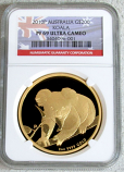 2010 PERTH MINT GOLD AUSTRALIA $200 KOALA NGC PROOF 69 ULTRA CAMEO "2 OZ COIN" ONLY 250 MINTED 